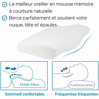 Oreiller cervical à mémoire de forme